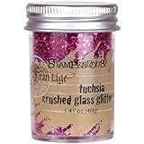 Stampendous Frantage Crushed Glass Glitter for Arts and Crafts, Fuchsia