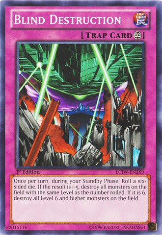Yu-Gi-Oh! - Blind Destruction (LCJW-EN269) - Legendary Collection 4: Joey's World - 1st Edition - Common