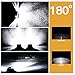 Side Shooter LED Lights, DJI 4X4 2Pcs 4 Inch 96W Triple Row CREE LED Pods Off Road Spot Flood Combo Beam Dual Side Cubes Work Light Driving Fog Lights for Trucks Jeep ATV SUV Boat