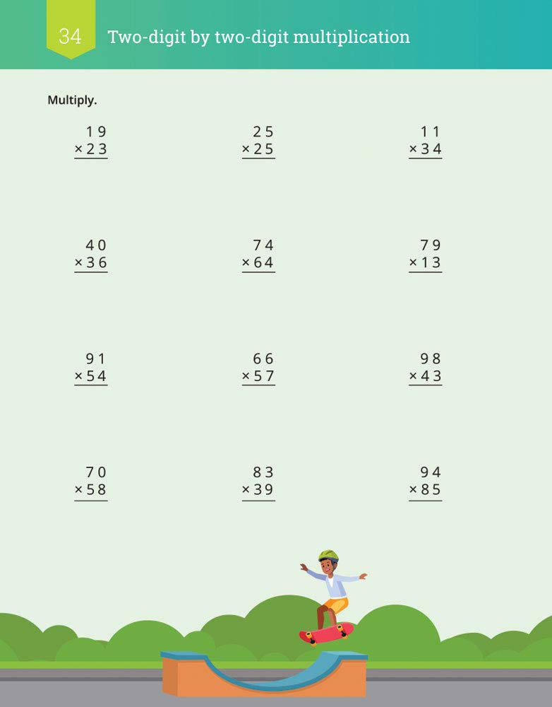 IXL Multiplication 4th Grade Math Workbooks, Mathematics Book for Kids Ages 9-10 Covering Times Table Facts and Properties, Multiplying With Multi ... and More (IXL Topic-Specific Workbooks)