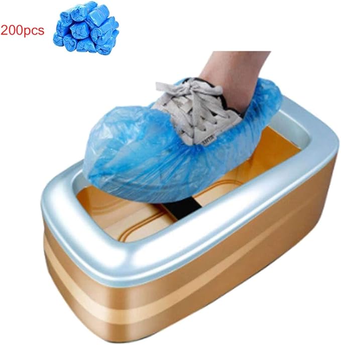 HJ Automatic Shoe Cover Dispenser Portable Boot Cover Shoes