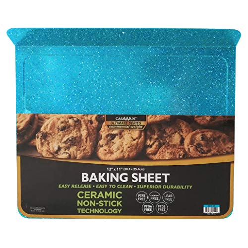 casaWare Toaster Oven 12 x 10Inch Baking Sheet with a 1.5Inch Handle