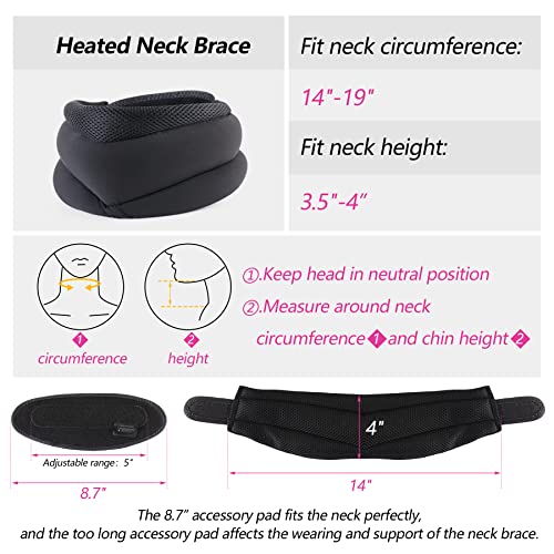 heated neck support collar