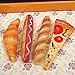 Novelty Gift Pens Bread Hot Dog Ice Cream Pizza Pen Stick Magnet Ballpoint Pens Toy Creative Gift Pen Writing Pens Stationery School Office Suppliers Pack of 4