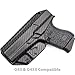 Tulster IWB Profile Holster in Right Hand fits: Glock 43 / 43X Holster | Inside The Waistband Appendix Concealed Carry Kydex Holster