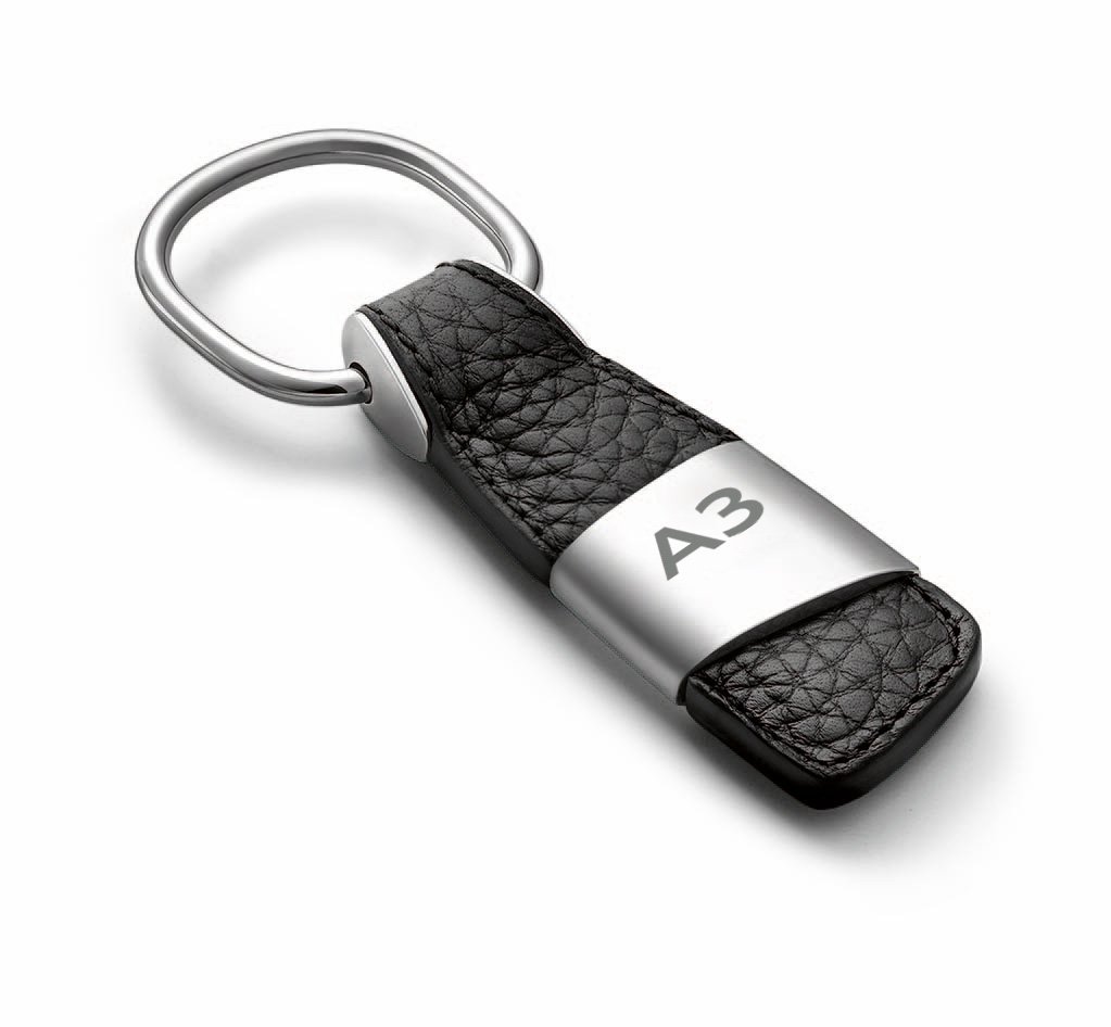 Audi 3181400203 Original Keychain Leather A3