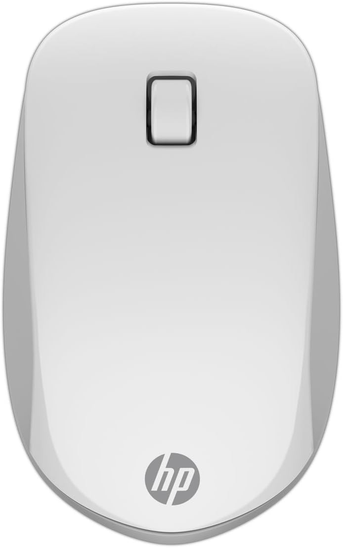 HP Z5000 White Slim Bluetooth Wireless Mouse with LED Battery Indicator Light, Ambidextrous Control, Up to 24 Months Battery Life - Image 3