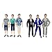 Gosear Ken Doll, 5 Sets Fashion Casual Wear Doll Clothes Jacket Pants Outfits Accessories Men Boy Ken for Dolls Random Style