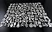 100pcs Mix Style Antique Silver Alloy Tree Owl Wolf Angel Animal Christmas Charms Pendant DIY Supplies, Jewelry Making 5-30mm