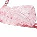 FEESHOW Men's Lace Thongs G String Sissy Pouch Underwear Panties Crossdress Lingerie (XL, Pink)