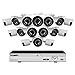 Lorex 16 Channel 1080p HD Security System with, 2TB HDD, 16 1080p Bullet Cameras, and 130' Night Vision