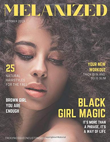 Buy Melanized Faux Magazine For Black Women Large Lined Notebook
