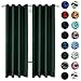 KEQIAOSUOCAI Dark Green Blackout Curtains 84 Inch for Living Room - 2 Panels Grommet Room Darkening Hunter Green Curtain Thermal Insulated Drapes for Bedroom, 52Wx84L, Emerald