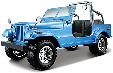 Bburago 2011 Bijoux Metallic Wrangler Jeep (1/24 Scale), Blue by Bburago