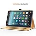 MoKo Universal Case for 7 - 8 Inch Tablet- Slim Folding Stand Folio Cover PU Leather Protective Case for 7 - 8 Inch Touchscreen Tablet with Document Card Slots and Stylus Pen Loop, Black & Brown