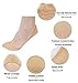 CAcB sox 3 pairs Women's Lowest Cut Liner Socks w/Forefoot Cushion & Silicone Heel,3 pairs