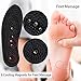 Foot Acupressure Magnetic Massaging Insoles - Massage Insoles Reflexology Plantar Fasciitis Pain Relief Breathable Deodorant Comfort Bamboo Charcoal Silicone Insoles for Men and Women