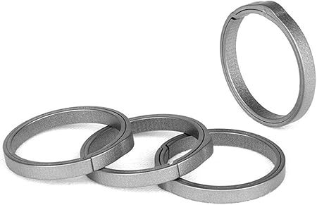 Amazon Tisur チタン サイドプッシュ キーリング 軽量 キーチェーン 脱落防止 紛失防止 取付簡単 K27 M 4個 キーケース キーホルダー 車 バイク