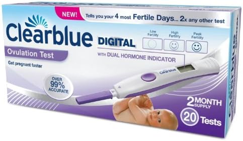 Clearblue New Advanced Digital Ovulation Test Pack of 20 Sticks High Quality Best Seller Fast Shipping Ship Worldwide From Heng Heng Shop
