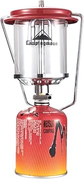 Amazon Co Jp キャンピングムーン Camping Moon ダブルマントル ガスランタン 140lux 収納パック マントル６枚付 圧力点火装置 Cb缶変換アダプター付 取扱説明書付 T 8 Z11 スポーツ アウトドア