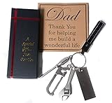 Christmas Gifts for Dad from Daughter - Dad Gifts - Dad Keychain - Gifts for Dad - Best Dad Gifts - Fathers Day Gifts - Keychain for Dad from Daughter and Son