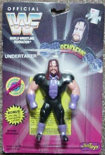 WWF / WWE Wrestling Superstars Bend-Ems Figure Series 1 The Undertaker by World Wrestling Federation