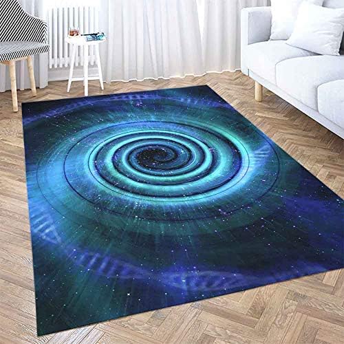 Map Area Rug,Shorping 3X5 Abstract Area Rug Ski Area Rug Modern Area Rug Universe Black Hole Tunnel Space Background Abstract Area Rugs,Floor Mats for Home Bedroom Carpets