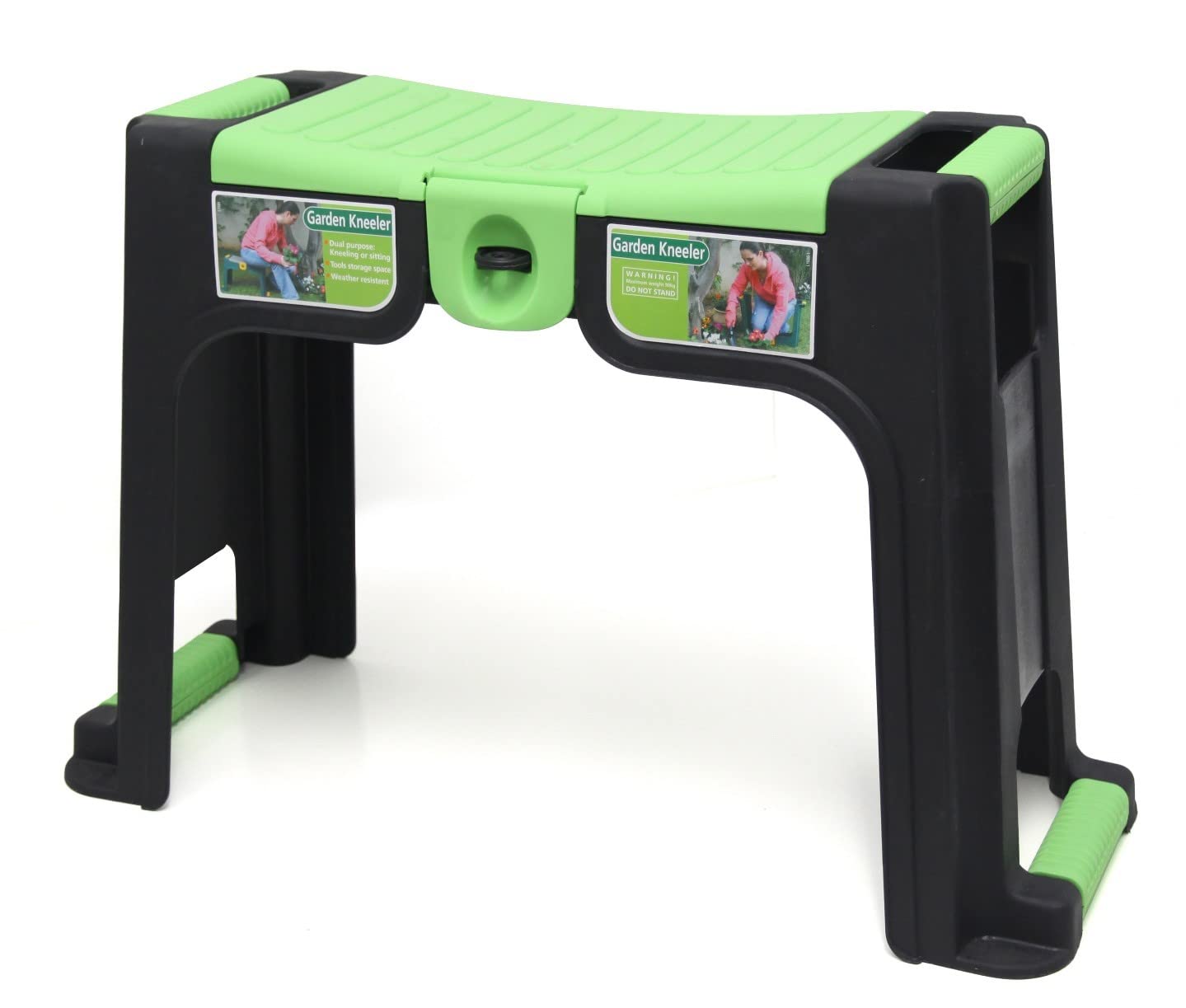 Tec Hit 390025 Garden Stool with Kneeling Rest, Multicolor (Black / Green)