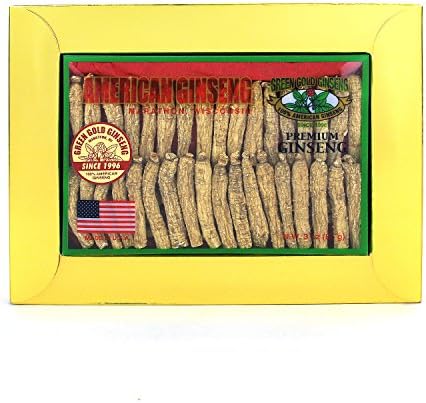 Green Gold Ginseng SKU CZ 206-3 | Half Short Small #1 Roots | American Ginseng Roots from Marathon County, WI | 3oz Box, B06XCBN146