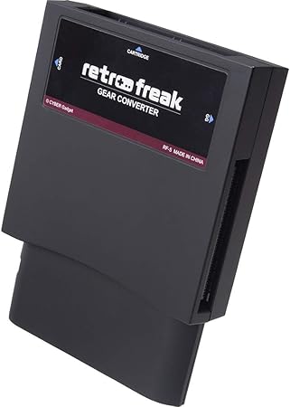 Amazon Com Cyber Gadget Retro Freak Gear Converter S Game Gear Sega Mark Iii For Software For Sg 1000 Mega Black Toys Games