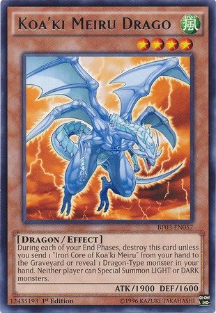 Yu-Gi-Oh! - Koa'ki Meiru Drago (BP03-EN057) - Battle Pack 3: Monster League - 1st Edition - Rare