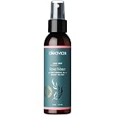 Aleavia Organic Rose Water Spray for Face - All-Natural, Hydrating Luxe Face Mist and Toner - Nourishing and Anti-Aging Prebiotic Formula for All Skin Types - Vegan &amp; Cruelty-Free - 4 oz (118 ml)