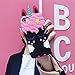 Joyleop Black Unicorn Case for iPhone 7 Plus 8 Plus,Cartoon Soft Silicone Cute 3D Fun Cover,Kawaii Unique Kids Girls Cases,Fashion Animal Character Skin,Gel Shockproof Shell iPhone 7/8 Plus + 5.5