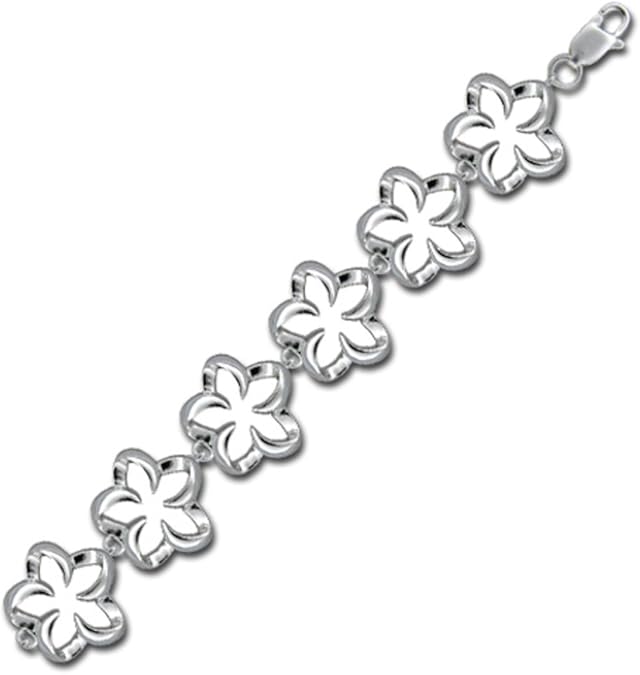 Hawaiian Sterling Silver Open Hawaii Plumeria Flower