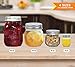 Golden Spoon Mason Jars, With Regular Lids, and Lids for Drinking, Dishwasher Safe, BPA Free, (Set of 6) (10 oz)