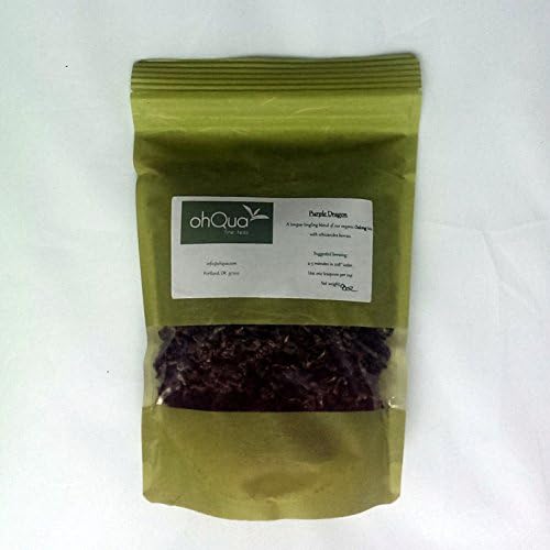 Purple Dragon Adaptogen Tea (Oolong with Schizandra Berries), Organic & Fair-Trade (1/2 Pound)
