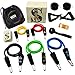 Resistance Bands with Handles,5 Exercise Bands,Door Anchor,Carrying Mesh Bag and 2 Ankle Straps-for P90X Resistance Training,Physical Therapy,Home Workouts