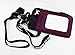 Victoria's Secret Lanyard ID Holder Zipped Wallet case Black orchid