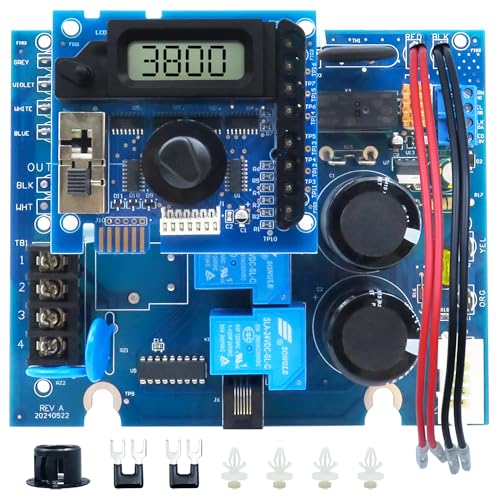 GLX-PCB-RITE Main Circuit Board & GLX-PCB-DSP Display Board，Fits The Hayward/Goldline Aqua Rite Saltwater Chlorinator，for Pool Chlorinators Replacement，Hayward aquarite Circuit Board