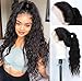 360 Lace Frontal Wig Pre Plucked with Baby Hair and High Ponytail Deep Body Wave Brazilian Remy Human Hair Wigs for Women 150% Density 18inch NC