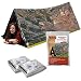 Grizzly Gear Emergency Thermal Tent | Weatherproof Mylar Disaster Survival 2-Person Bivouac 2-Pack | 8 ft x 3 ft | Compact Lightweight Hiking/Camping/Backpacking Shelter | Premium Prepper primary
