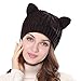 Cocobla Women's Hat Cat Ear Crochet Braided Knit Caps