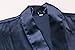 Women's Satin Kimono Robe for Bridesmaid and Bride Wedding Getting Ready Kimono with Rhinestones Dressing Gown, Navy M