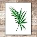 Tropical Leaves Wall Decor Art Prints - Botanical Prints Wall Art (Set of 6) - Unframed 8x10s | Flower Wall Décor | Kitchen Wall Décor | Vintage Wall Décor | Aesthetic Wall Décor | Living Room Décor
