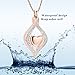 The Eye of my Heart Cremation urn Keepsake Memorial Jewelry for Urn Locket Stainless steel Ashes Pendant & Free 20 Inches Chain (Rose gold)
