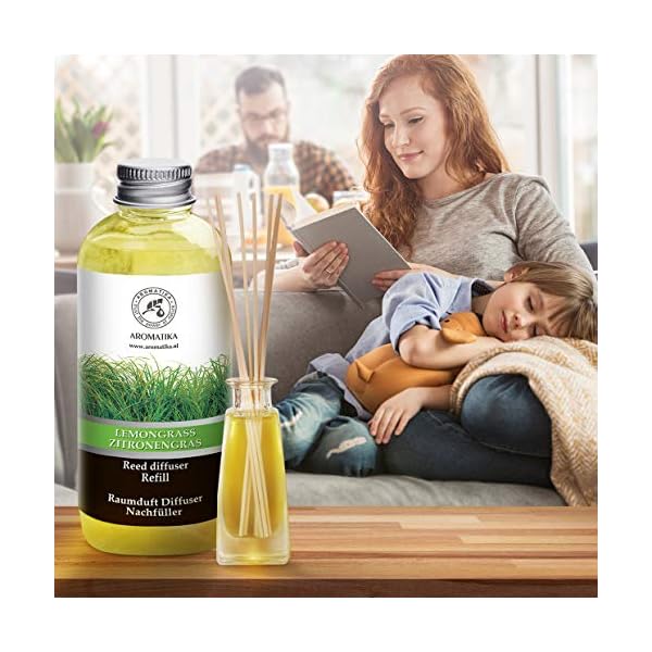 Lemongrass Diffuser Refill 34 Fl Oz (2x17 Fl Oz) Fresh & Long Lasting