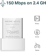 MERCUSYS MW150US Mini USB WiFi Dongle 150Mbps Wireless Adapter for PC Laptop view 2