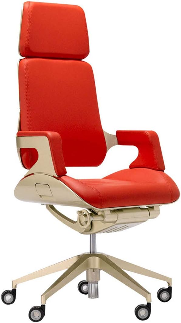 YUYAXAF Stable Height Adjustable Manager Office Chair High Back Gaming Chair Computer Armchair for Gaming 200kg Capacity Ergonomic Office Recliner Comfortable, Red