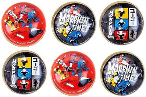 Power Rangers 'Ninja Steel' Bounce Balls / Favors (6ct)