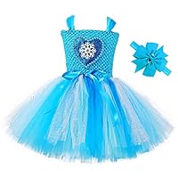 SZ-TONDA Girl Snow Frozen Princess Queen Costume Dress UP - Handmade Halloween Party Cosplay Birthday Tutu for Kid Toddler Child ...